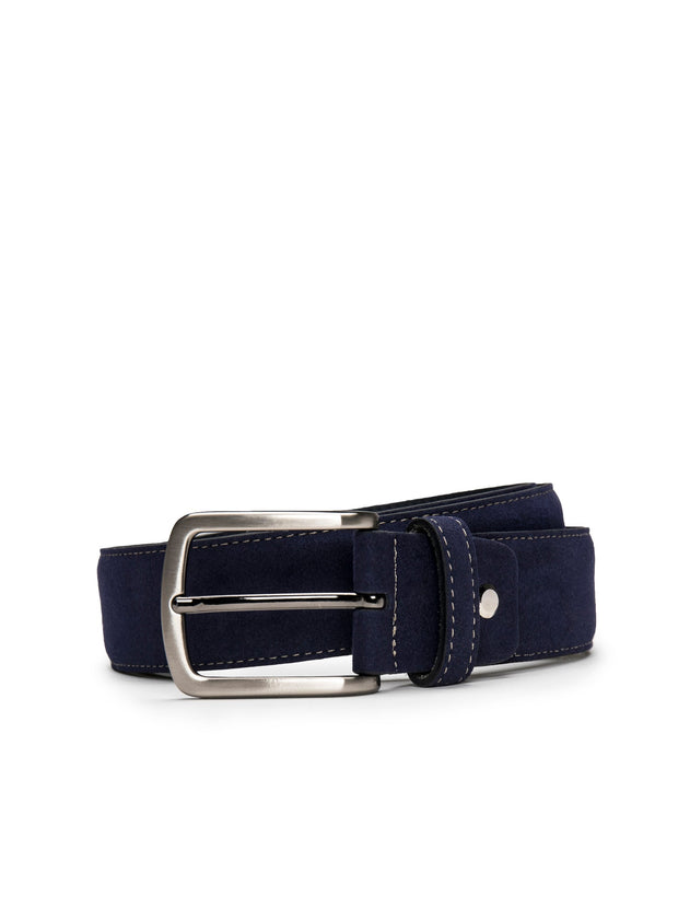 Gava Microfiber Men’s Blue Vegan Belt