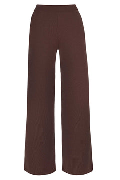 Bene Merino Wide Pants Chocolate