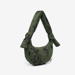 Biwa Puffy Micro Bag Floral Green