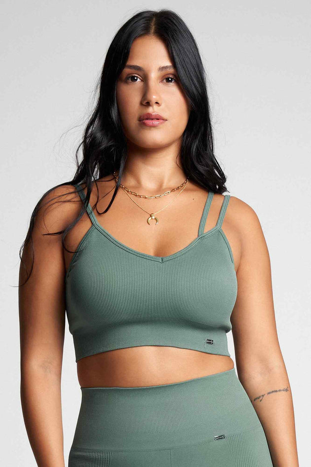 Blues Sports Bra Sea Green