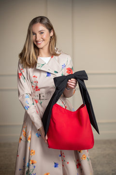 Rainsisters Bow Tote Bag Red Queen