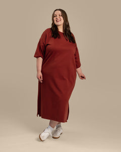 Boxy Dress Mahogany