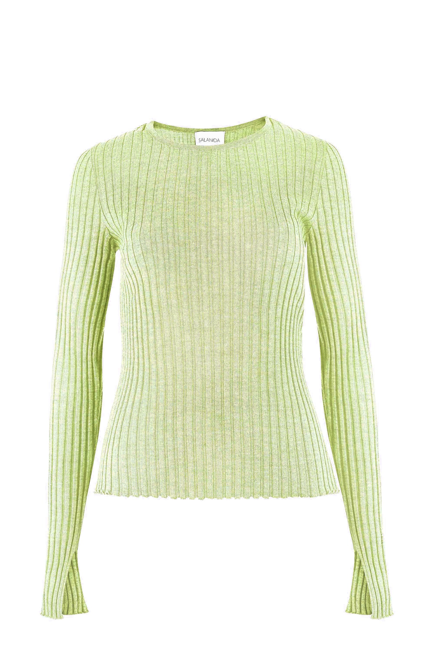 Brera Merino Long-Sleeve Top Limone