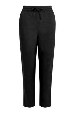 Rama Linen Trousers Black