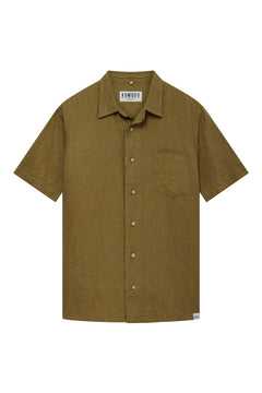 Dingwalls Linen Shirt Khaki