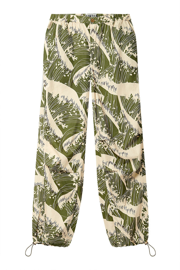 Safari Women's Organic Cotton Trousers Wave Print