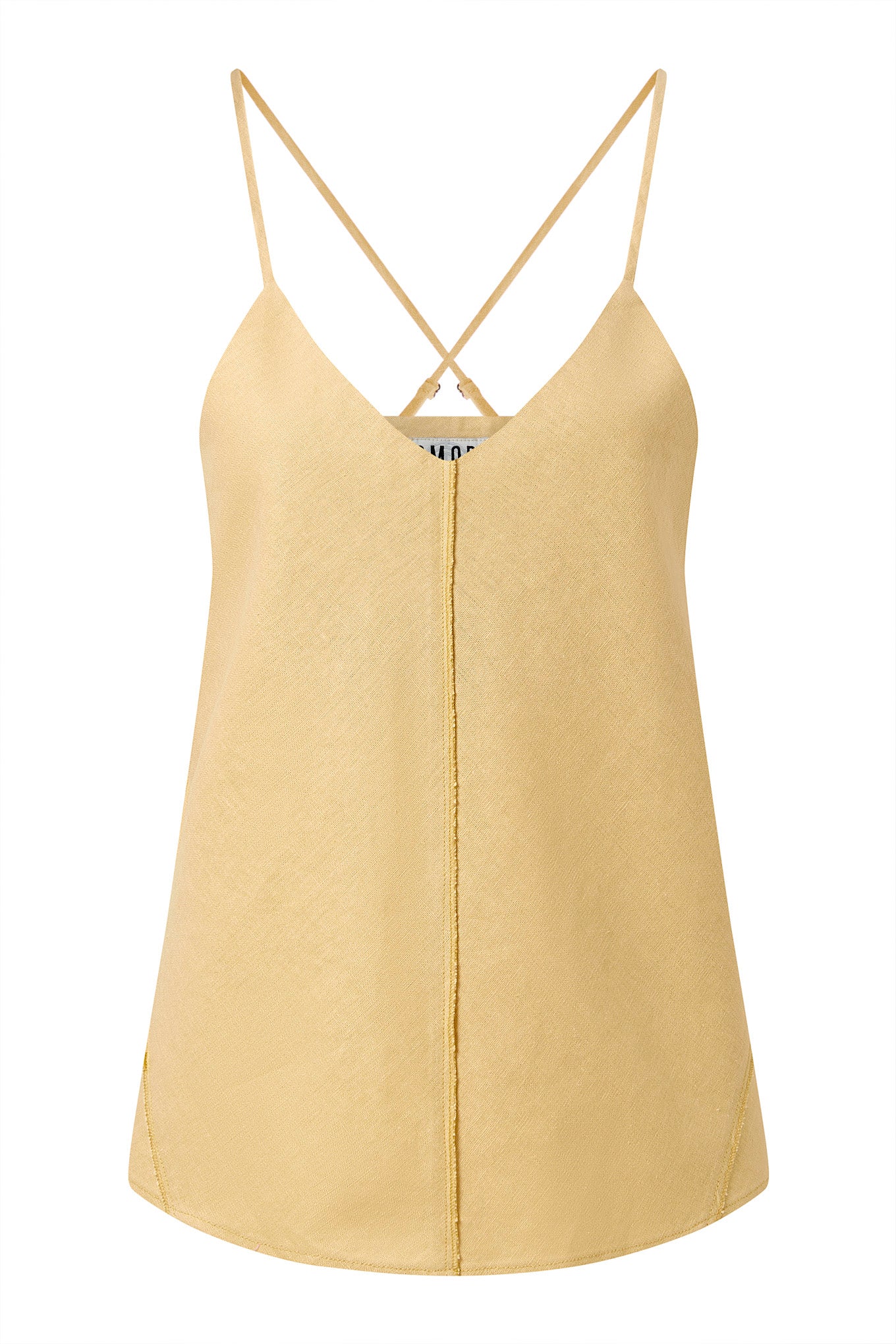 Fleur Organic Linen Cotton Camisole Sand