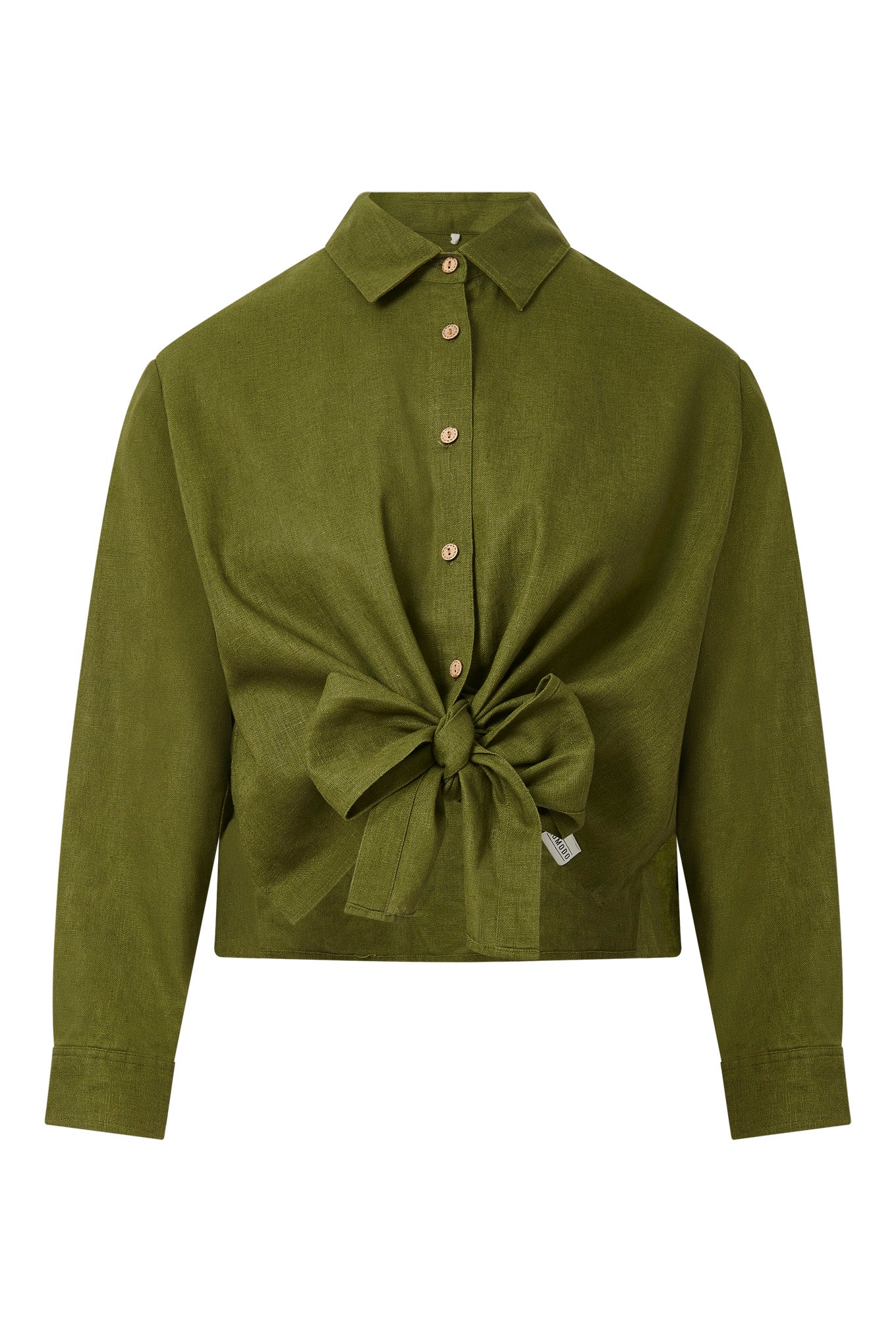 Jungle Linen/Organic Cotton Shirt Khaki