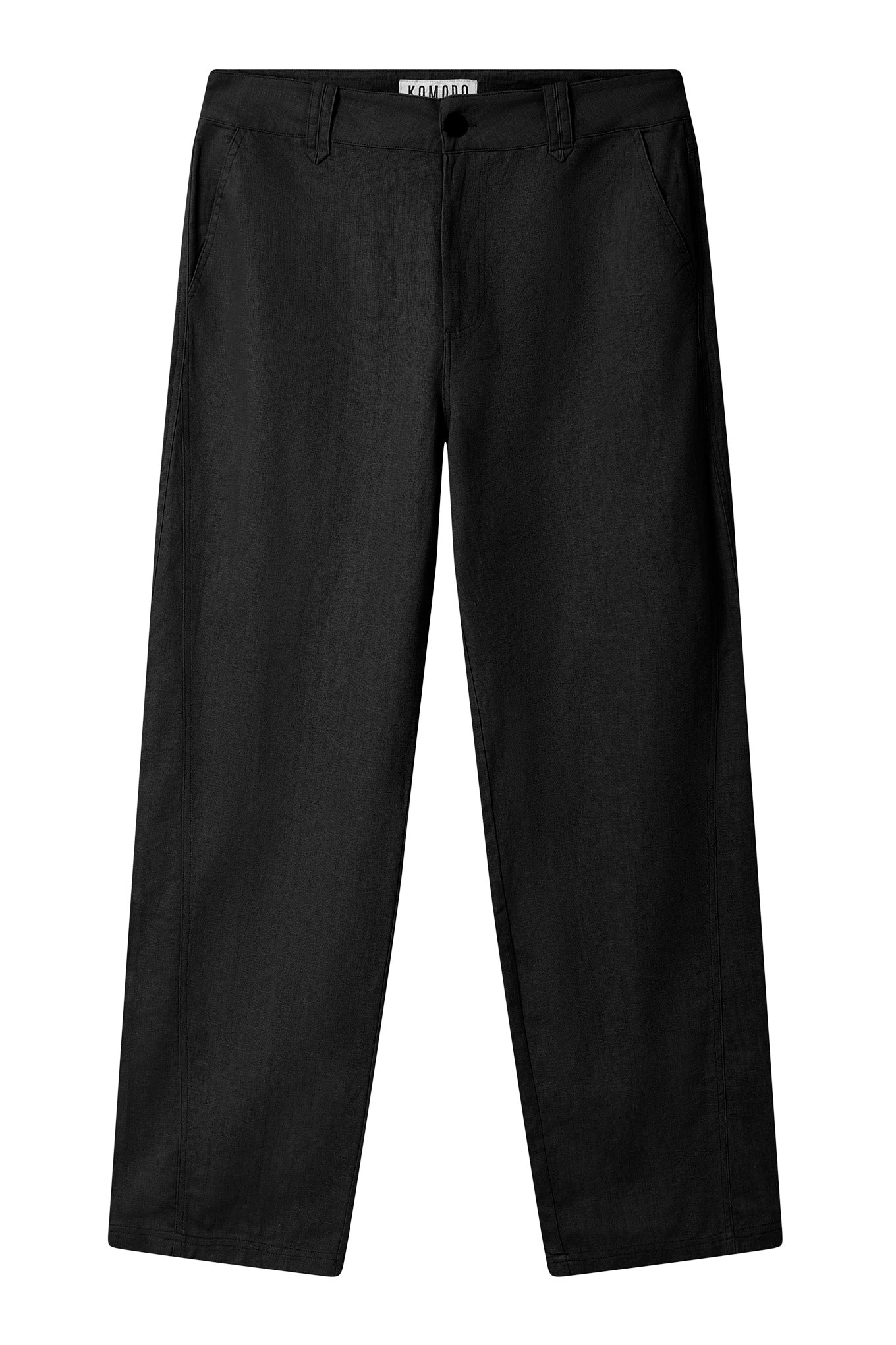 Makulu Linen/Cotton Trousers Black
