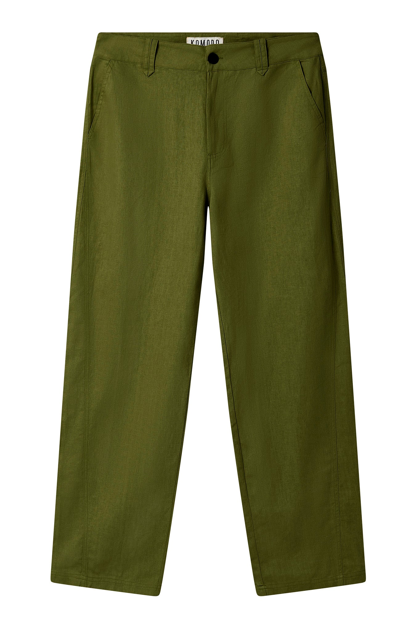 Makulu Linen/Cotton Trousers Khaki