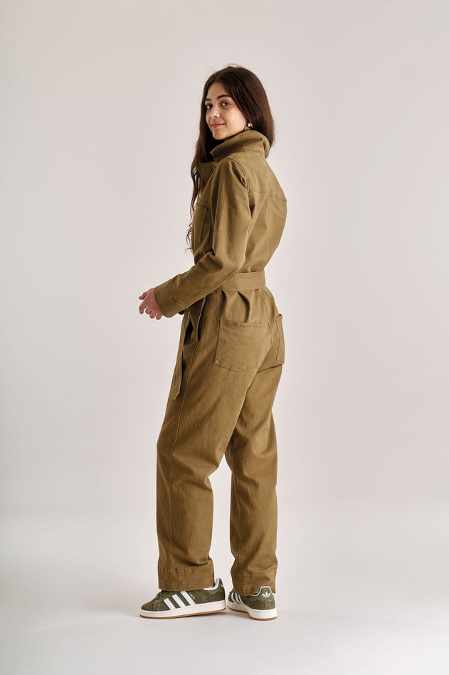 Lyon Jumpsuit Olive Green