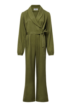 Kangra Tencel Jumpsuit Green