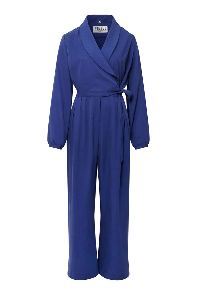 Kangra Tencel Jumpsuit Navy