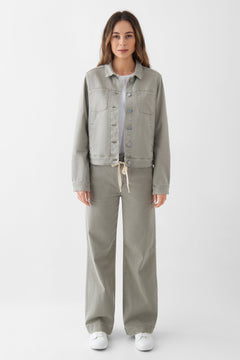 Callisto Denim Jacket Rock Olive