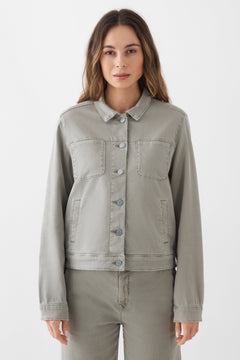 Callisto Denim Jacket Rock Olive