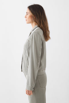 Callisto Denim Jacket Rock Olive