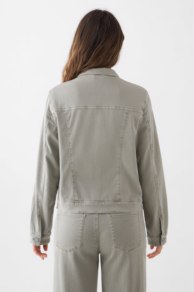 Callisto Denim Jacket Rock Olive