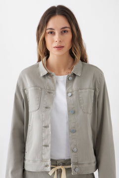 Callisto Denim Jacket Rock Olive