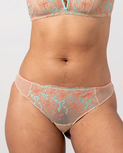 Mesh Bikini Briefs Mix 3-Pack Turquoise