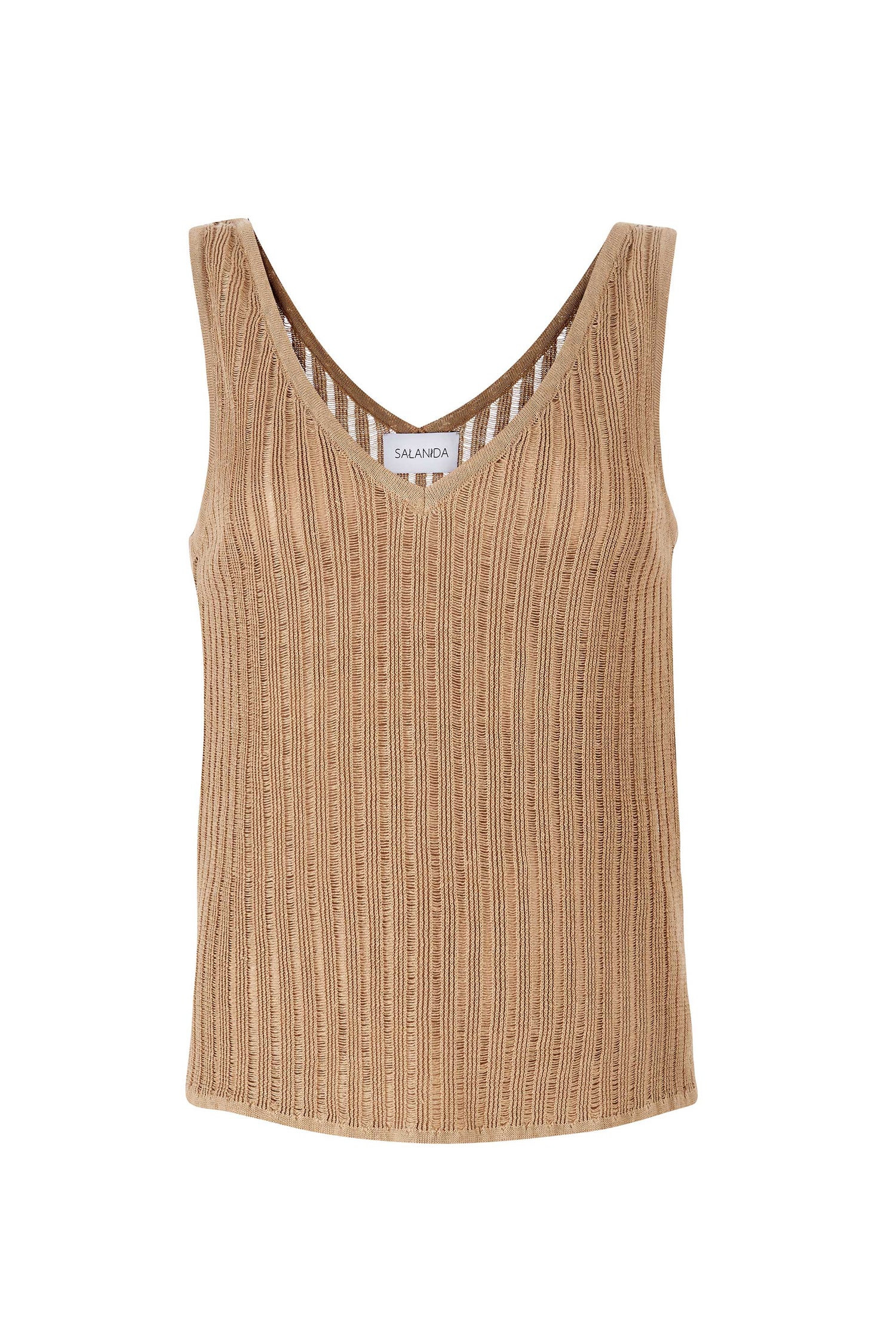 Caldo Linen Tank Top Sand