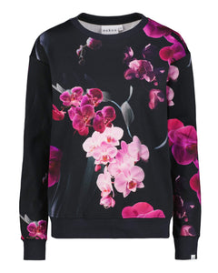 Casual Chic Print Shirt Black Orchid