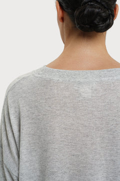 Cecile Knitted Sweater Grey Melange - IVALO.COM