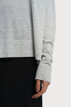 Cecile Knitted Sweater Grey Melange - IVALO.COM