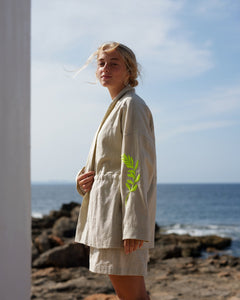 Sarga Canvas Linen Shorts