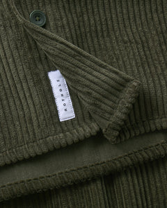 Cord Casual Shirt Dark Green