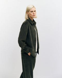 Cord Casual Shirt Dark Green