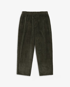 Corduroy Wide Pants Dark Green