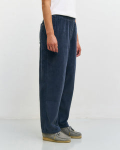 Corduroy Wide Pants Stone Blue