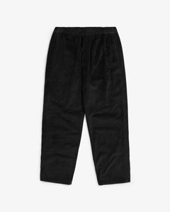 Wide Organic Cotton Cord Pant Black