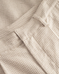 Cropped Pantalone Waffle Sand