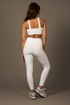 Crossed Daily Legging Pearl White