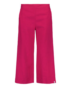 Culottes Linen Trousers Peacock Pink