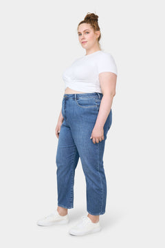 Stardust O-Shape Plus Size Jeans Medium Blue