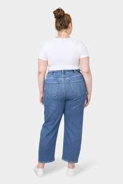 Stardust O-Shape Plus Size Jeans Medium Blue