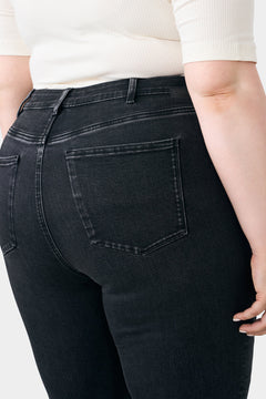 Sun Up Skinny Plus Size Jeans Black Denim