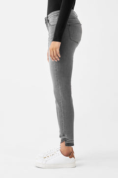 Mid Sun Slim Jeans Cropped Medium Grey