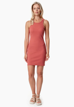 Derren Dress Red Wood