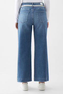 Dew Cropped Jeans Medium Denim