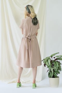 Melanie Dress Short Sleeves Rose