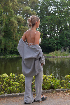 Kuta Linen Jacket Grey