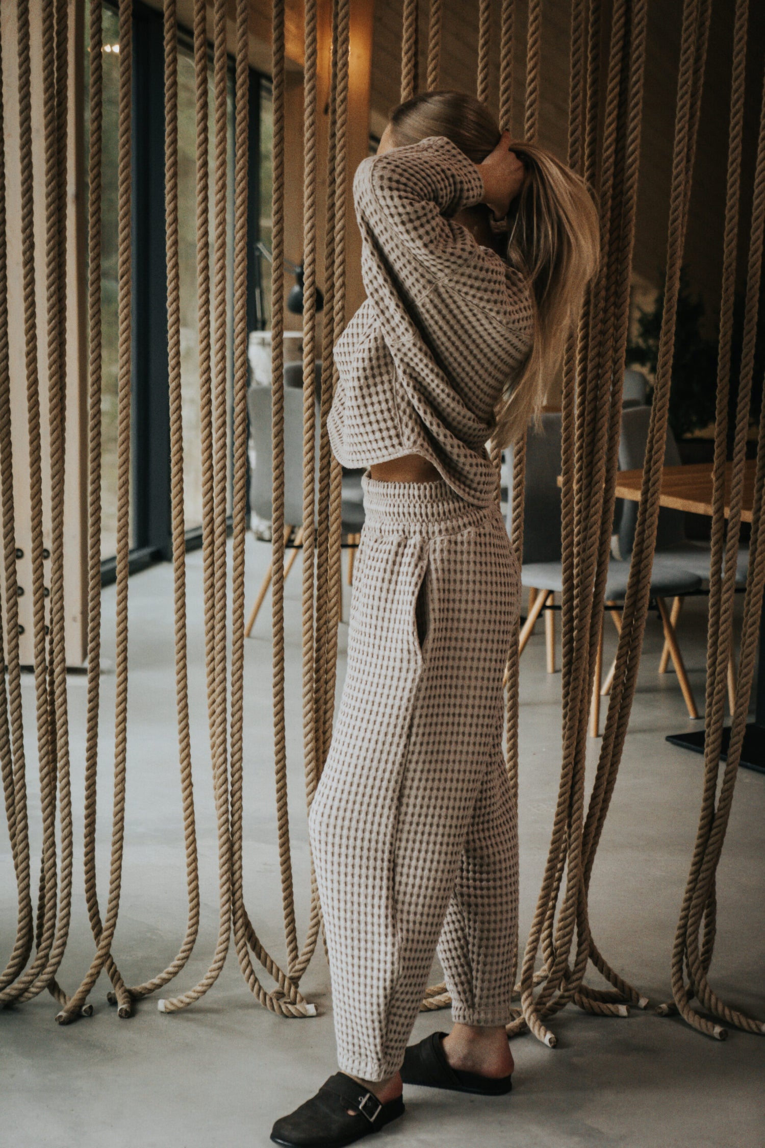 Aiko Loungewear Set Beige