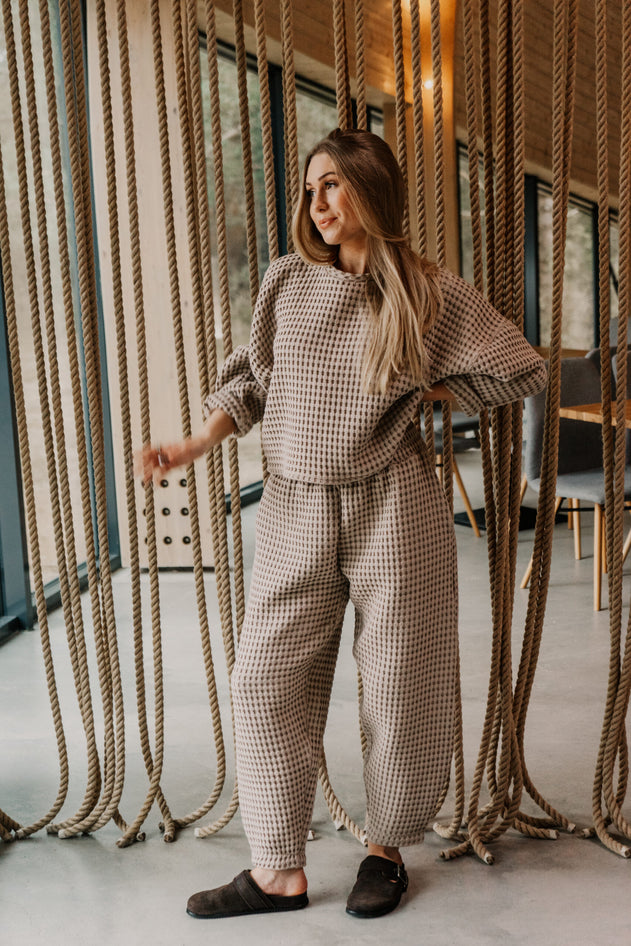 Aiko Loungewear Set Beige