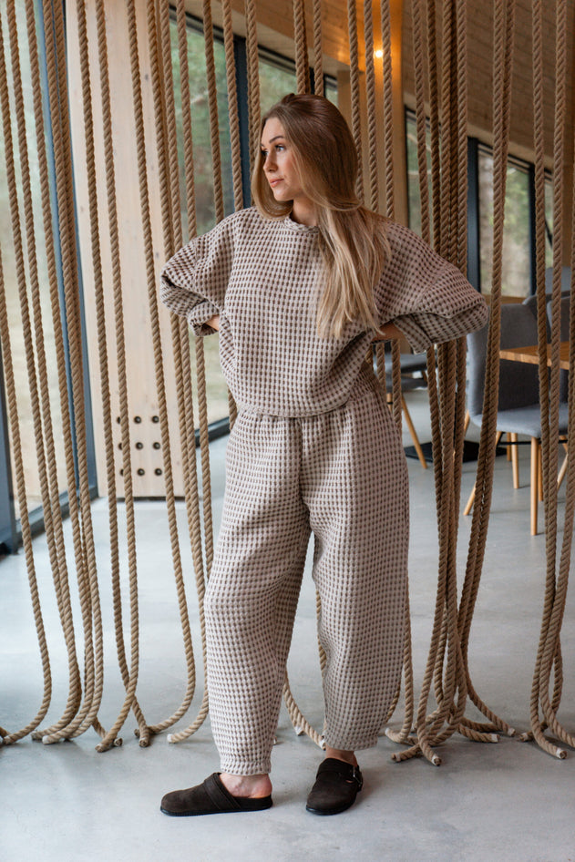 Aiko Loungewear Set Beige