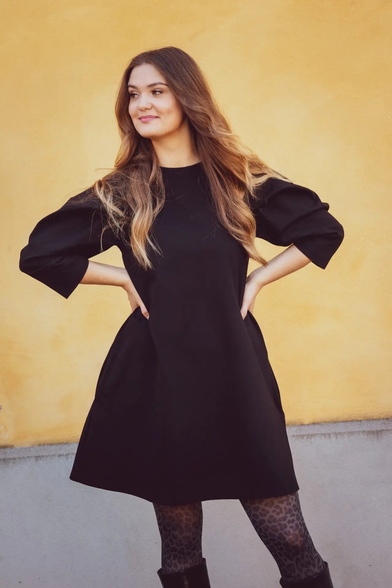 Lily Mini Dress Black