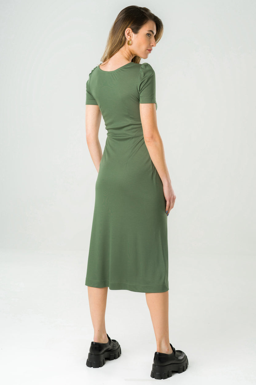 Victoria Dress Bronze Green