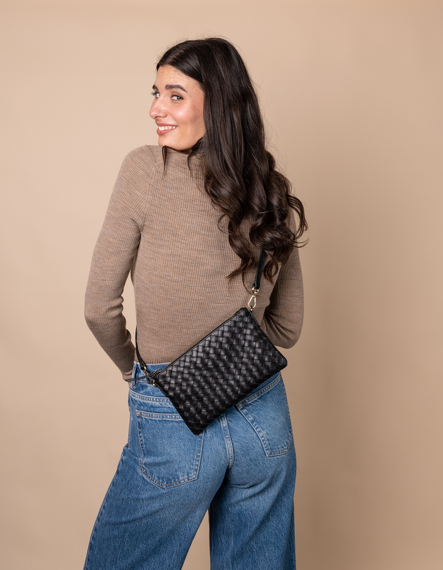 Lexi Laukku Woven Black